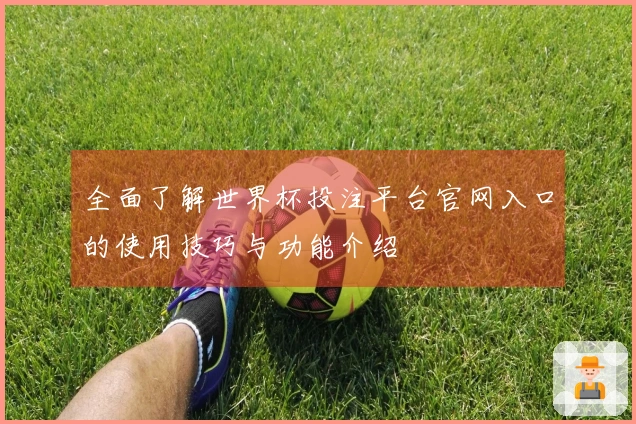 全面了解世界杯投注平台官网入口的使用技巧与功能介绍