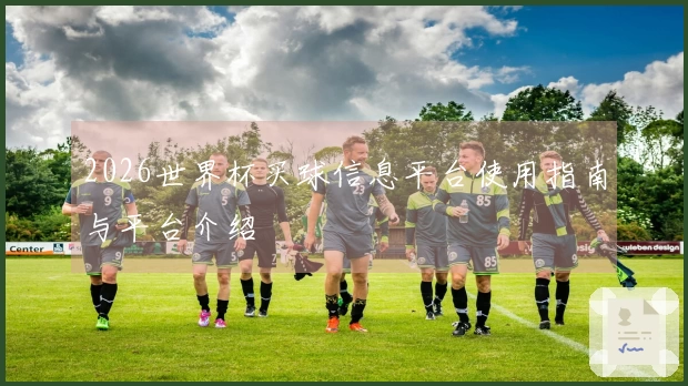 2026世界杯买球信息平台使用指南与平台介绍